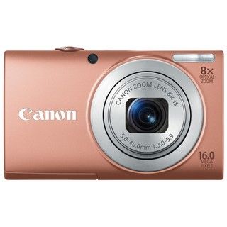 Canon PowerShot A4000IS 16MP Pink Digital Camera