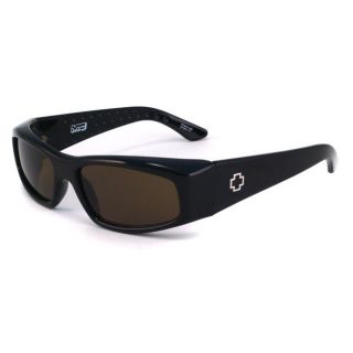Spy Optics Mens MC Black Wrap Polarized Sunglasses