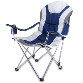 Picnic Time Navy Reclining 3 position Folding Camp Chair See Price in