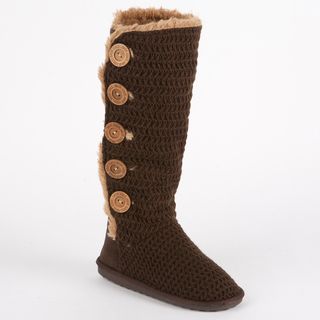 Muk Luks Malena Crochet Button Up Boot