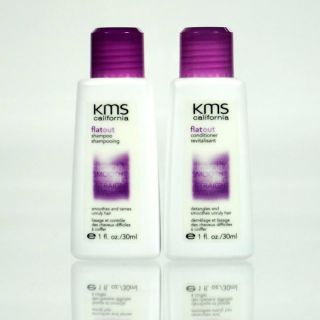 KMS California Flat Out Shampoo and Conditioner 2 ounce Travel Size
