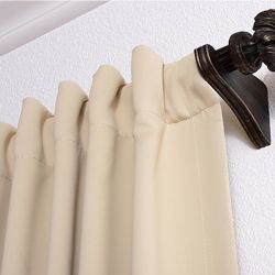 Biscotti Blackout 120 inch Curtain Panel Pair