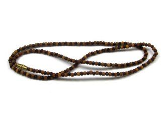 Mala Prayer Bead Necklace, 20  Strand of 108, 3mm Beads: Jewelry