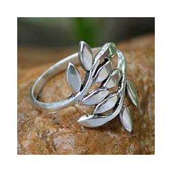 Sterling Silver Olive Branch Wrap Ring (Thailand) Today $26.99 4.4