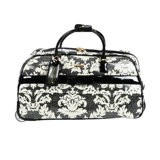 Isabella Fiore Vintage Lace 24 inch Rolling Duffel Upright
