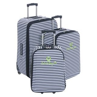 LULU CASTAGNETTE Set de 3 valises trolley CPH Marine   Achat / Vente