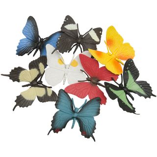 Butterflies Plastic Miniatures In Toobs