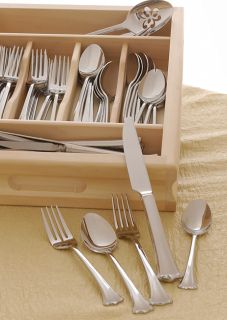 Reed & Barton Radiance 65 pc. Forged Flatware Set with Caddy