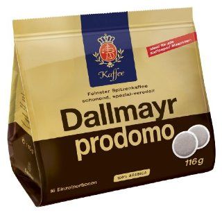 Dallmayr Prodomo Pods, 116 Grams, 16 Count Coffee Pods (Pack of 5
