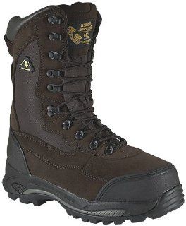 Mens Brown 8 Inch Waterproof Insulated Hunter Style 5203 Shoes