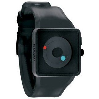 Nixon Mens A116 000 Plastic Analog Black Dial Watch Watches 