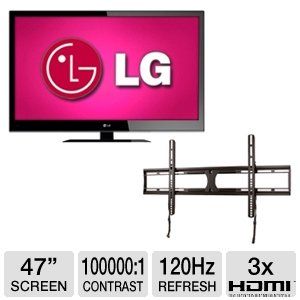 LG 47LV4400 47 1080p 120Hz LED HDTV Bundle: Electronics
