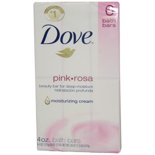 Dove Pink Rosa Bath Bar Soap (Pack of 6)