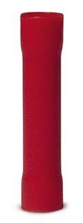 GB 10 121 Electrical Butt Splice 22 16AWG Terminals, Red, 100 Pack