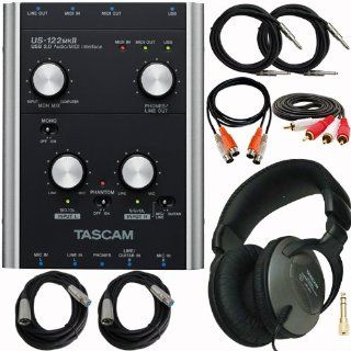 Tascam US 122 MKII Audio Interface Complete Package