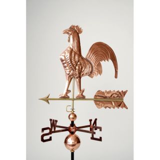 Full Size Copper Polished Rooster Weathervane Today $99.99 4.6 (5