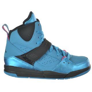 Jordan Flight 45 High (PS) Preschool Kids Shoes Blue/Black/Pink