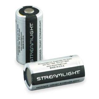 STREAMLIGHT 85180 Battery,CR123A,Lithium,3V,PK 6