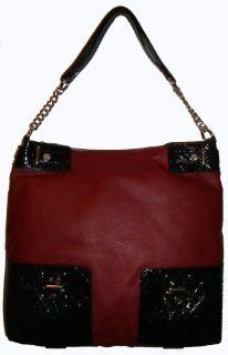Simply Vera Vera Wang Purse Handbag Tote Red/Black: Shoes