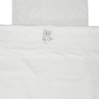 Anel Drap et taie 120 x 150 cm Slaapbeer blanc …   Achat / Vente