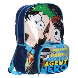 Phineas & Ferb Backpack with Lunch Tote