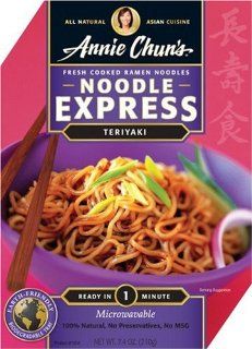 Annie Chuns Teriyaki Noodle Express, 7.4 Ounce Bowls (Pack of 6
