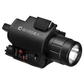 Barska Release Mount 160 Lumen Flashlight Red Laser