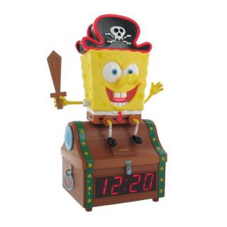 SpongeBob Treasure Chest Clock Radio