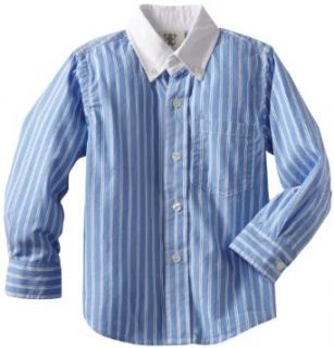 Wes and Willy Boys 2 7 Striped Dress Shirt Clothing