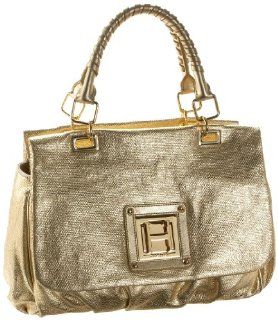 Halston Heritage HBS12LC127 Tote,Gold/Gold,one size Shoes