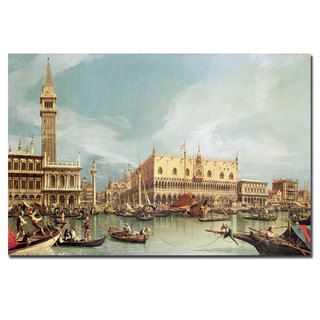 Canaletto The Molo, Venice Canvas Art