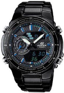 Casio Edifice Black Chrono Watch with Stainless Steel Band (EFA131BK