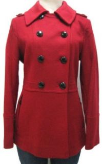 Michael Michael Kors Double breasted Peacoat, Red, Size 8
