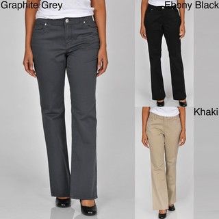 Khakis & Co Studio Womens Five Pocket Twill Stretch Pants