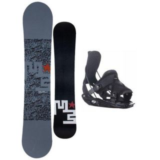 M3 Discord Se 155 cm Snowboard and Flow Bindings