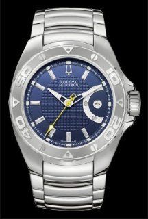 Accutron 63B132 Watch Curacao Mens   Blue Dial Stainless Steel Case