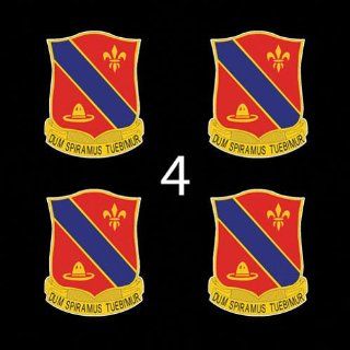US Army 133rd Field Artillery Regiment DUI 3 (4)Four Decal Sticker