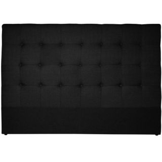 Tête de lit Luxor 180cm Noir effet Lin   Achat / Vente TETE DE LIT