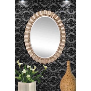 Contemporary 35 inch Oval Mirror