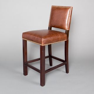 Winston Leather Counter Stool