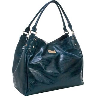 Amy Michelle Zebra Turquoise Diaper Bag