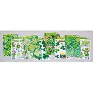  St. Patricks Day Window Clings Case Pack 144 