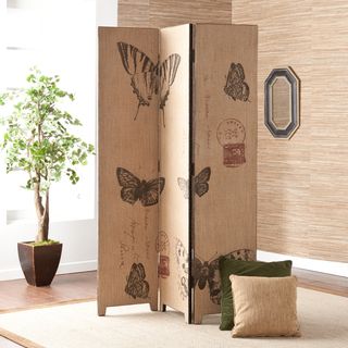 Colbey Vintage Butterfly Room Divider Screen