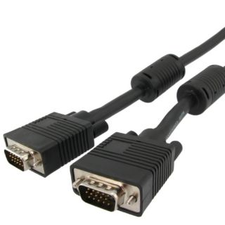 BasAcc Premium 6 foot VGA 15 pin M / M Monitor Cable Extension Was $5