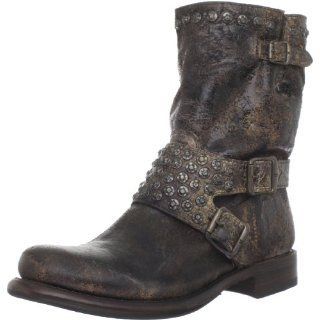 FRYE Womens Rogan Studded Lace Tall Boot Shoes
