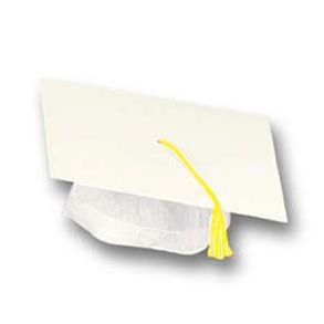 White Cardboard Graduation Caps Toys & Games