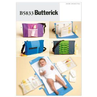 Butterick Patterns B5833 Diaper Bag and Changing Pad, One