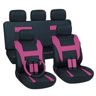 Pink 16 piece Car Seat Cover Set