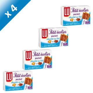 LU Petit Ecolier Pocket Chocolat au Lait   Achat / Vente BISCUITS SECS