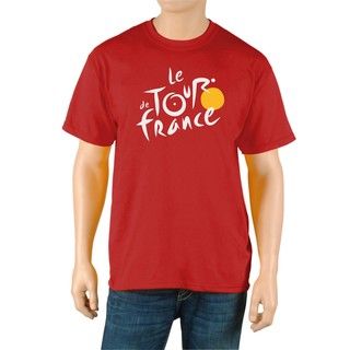 Le Tour de France Mens Red Cotton Official T Shirt